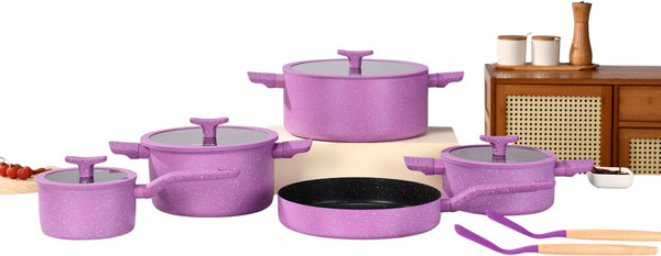 Изображение товара Набор кухонной посуды FeisiLang FL-011 (пурпурный)