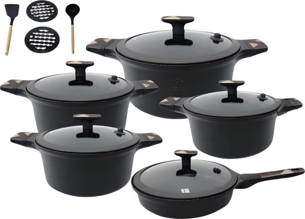 Изображение товара Набор кухонной посуды FeisiLang FL-S014KK (черный)