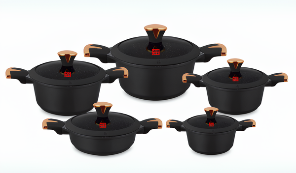 Изображение товара Набор кухонной посуды UCC LIFE UC18310 (черный)