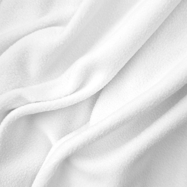 Изображение товара Ткань для творчества Sentex Флис односторонний 50x160 180г/м2 (белый)