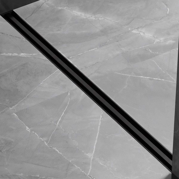 Изображение товара Трап для душа Lauter 210S322-GMB 1200x31 (черный матовый)