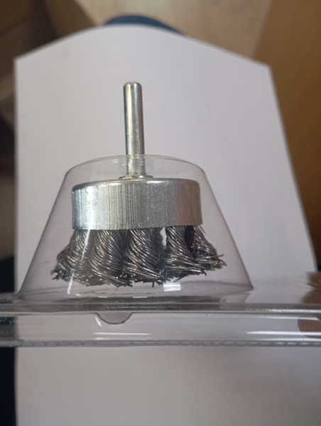 Изображение товара Щетка для электроинструмента Hammer Проволочная чашечная косичка 50мм / 02400-700050 (с хвостовиком)