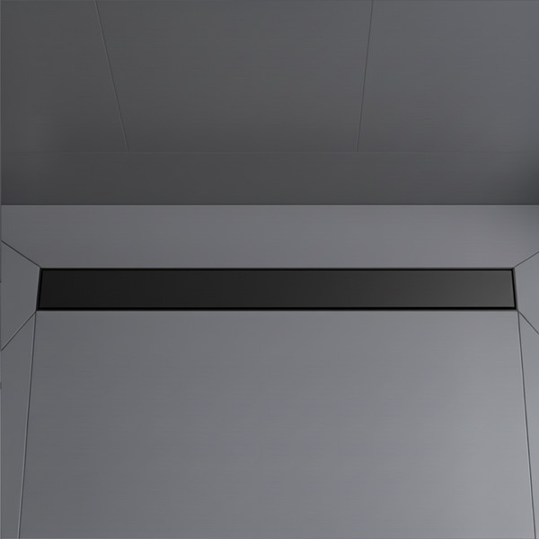 Изображение товара Трап для душа Lauter 2120662-QGMB 600x70 (черный матовый)