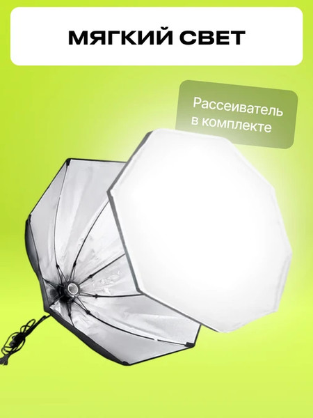 Изображение товара Комплект оборудования для фотостудии RayLab RL-Dlight kit 1