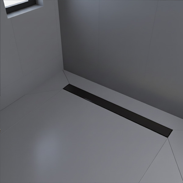 Изображение товара Трап для душа Lauter 2120682-QGMB 800x70 (черный матовый)