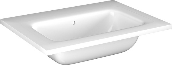 Изображение товара Тумба с умывальником Lauter Melisa 60 + Alton 61 (кашемир п/мат, три ручки в комплекте)