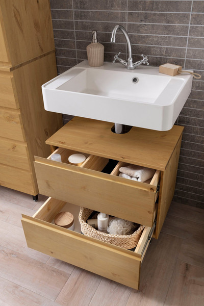 Изображение товара Тумба под умывальник Dipriz Fjonn 2 дв / Д.18004.1 (натуральный)