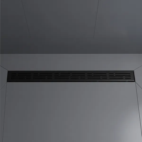 Изображение товара Трап для душа Lauter 2120692-LMB 900x70 (черный матовый)