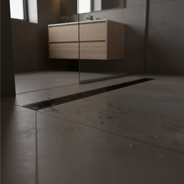 Изображение товара Трап для душа Lauter 2120692-LMB 900x70 (черный матовый)