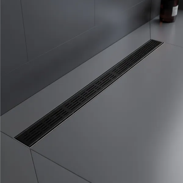 Изображение товара Трап для душа Lauter 2120692-LMB 900x70 (черный матовый)