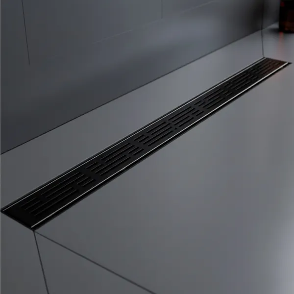 Изображение товара Трап для душа Lauter 2120692-LMB 900x70 (черный матовый)