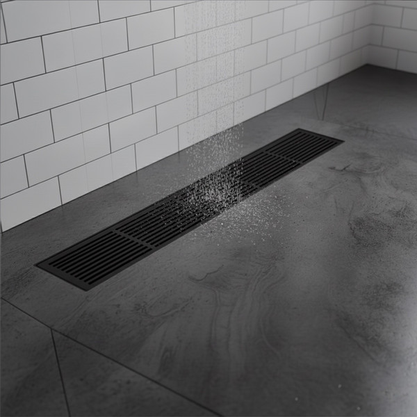 Изображение товара Трап для душа Lauter 2120862-i IMB 600x100 (черный матовый)