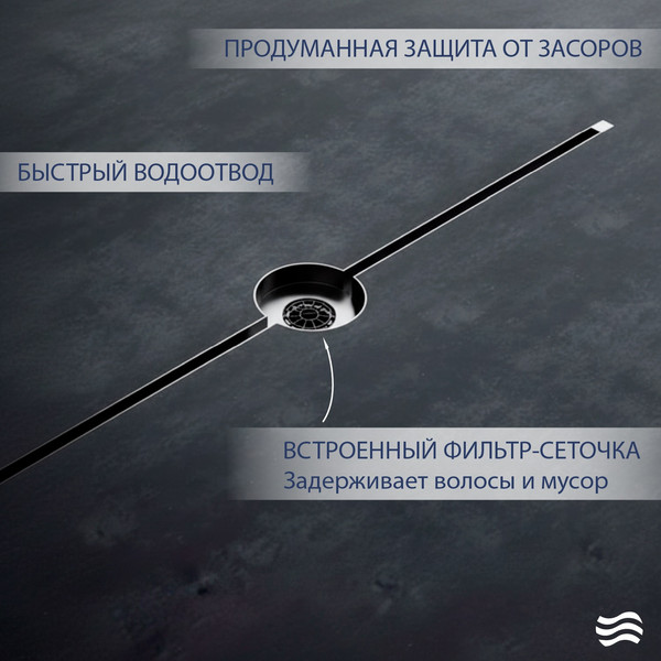 Изображение товара Трап для душа Lauter 210101H 1500x15 (хром)