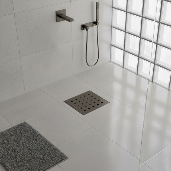 Изображение товара Трап для душа Lauter 214001-K5GM 150x150 (оружейная сталь)