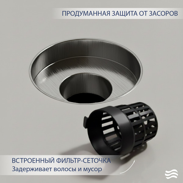 Изображение товара Трап для душа Lauter 21Е031H (хром)