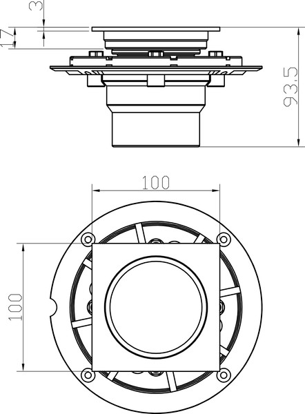 Изображение товара Трап для душа Lauter 21U40041H (хром)