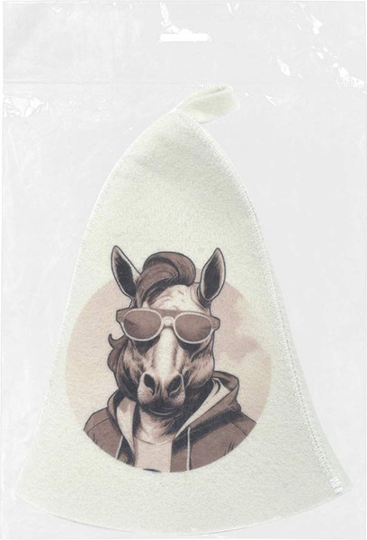 Изображение товара Шапка для бани Банные Штучки Жеребец на стиле / 41497