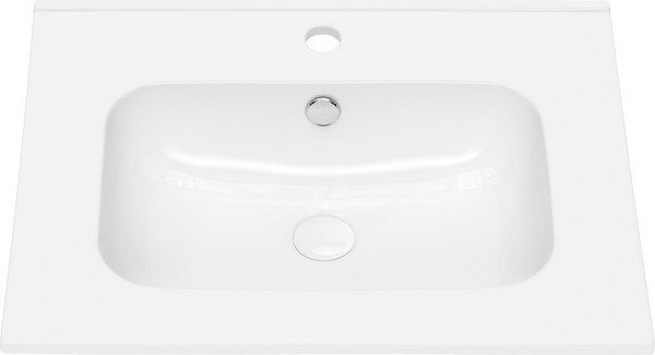 Изображение товара Тумба с умывальником Lauter Mia 60 + Alton 61 (белый глянец)