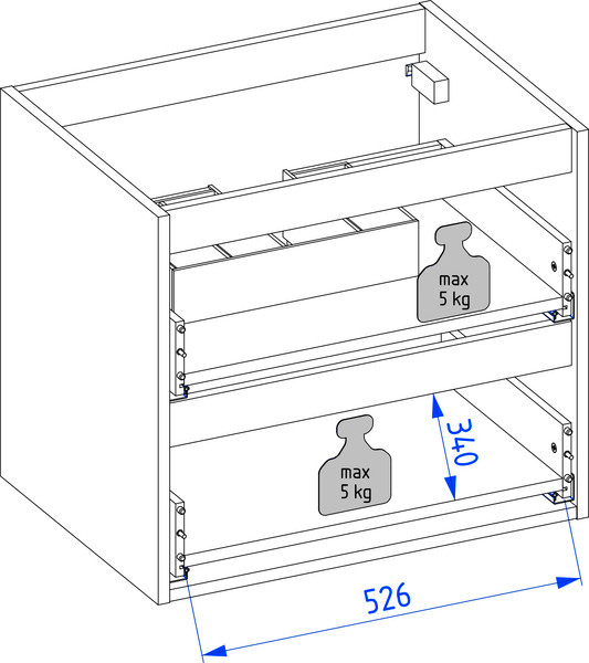 Изображение товара Тумба с умывальником Lauter Mia 60 + Alton 61 (кашемир)