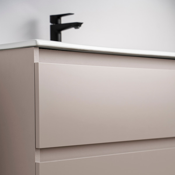 Изображение товара Тумба с умывальником Lauter Mia 60 + Alton 61 (кашемир)