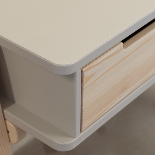 Изображение товара Письменный стол Dipriz c 2-мя ящиками / Д.40027.2 (сосна/персидский жемчуг/лак)