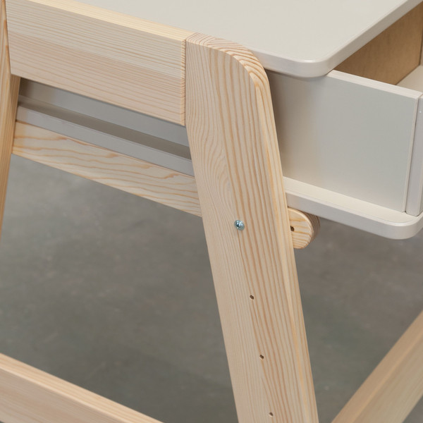 Изображение товара Письменный стол Dipriz c 2-мя ящиками / Д.40027.2 (сосна/персидский жемчуг/лак)