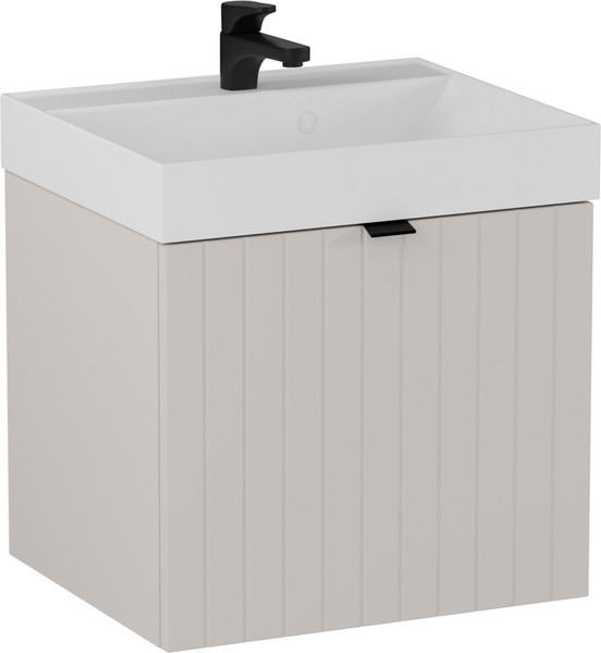 Изображение товара Тумба с умывальником Lauter Melisa 50 (кашемир п/мат/искусственный мрамор)