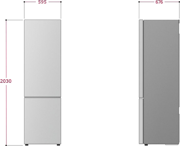 Изображение товара Холодильник с морозильником LG GC-B509QG9M