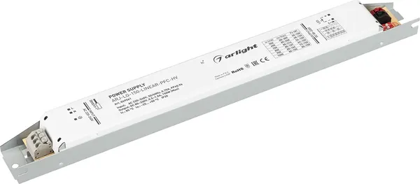 Блок питания для светильника Arlight ARJ-LG-150-LINEAR-PFC-HV 150W 80-330V 0.5-1.0A / 049561 — фото 4