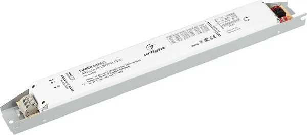 Блок питания для светильника Arlight ARJ-LG-30-LINEAR-PFC 30W 18-90V 0.2-0.55A / 049548 — фото 4