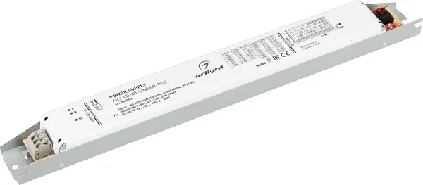 Блок питания для светильника Arlight ARJ-LG-60-LINEAR-PFC 60W 9-58V 0.7-1.4A / 049553 — фото 4