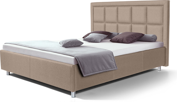 Изображение товара Двуспальная кровать ФорестДекоГрупп Марта 3 180x200 без ПМ (Veluta Lux 7)