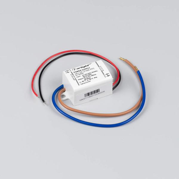 Изображение товара Блок питания для светильника Arlight ARJ-SP-21300-PFC 6W 12-21V 300mA / 037437
