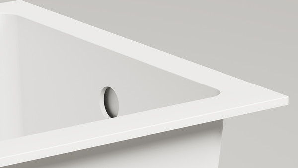 Изображение товара Ванна из искусственного камня Salini Cascata 150x70 / 105011G (S-Sense, глянцевый)