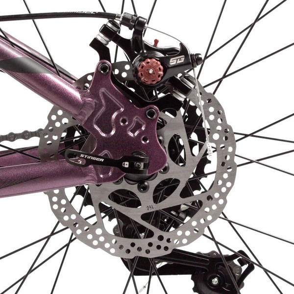 Изображение товара Велосипед Stinger Laguna 27.5 / 27AHD.LAGUNA.MDSL5 (серебристый, разобранный, в коробке)