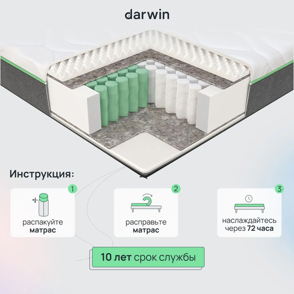 Изображение товара Матрас Darwin Perfect 120x200