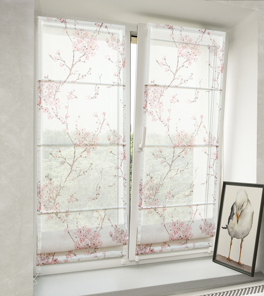 Изображение товара Римская штора Delfa Мини Sakura СШД-01М 564/014 (43x160, розовый)