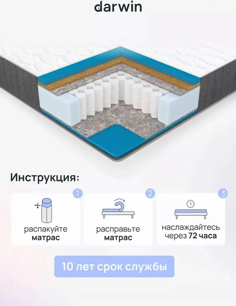 Изображение товара Матрас Darwin Titan 160x200