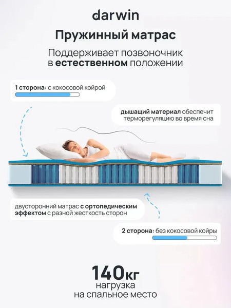 Изображение товара Матрас Darwin Maestro 80x200