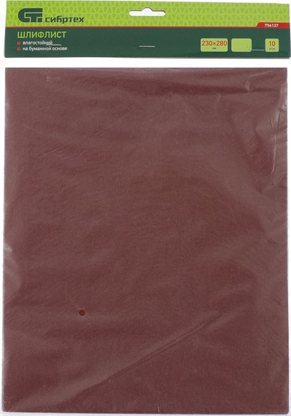 Изображение товара Набор шлифлистов СибрТех 756087 (10 шт)
