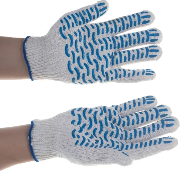 Изображение товара Перчатки защитные СибрТех 67716 (волна, 6 нитей)