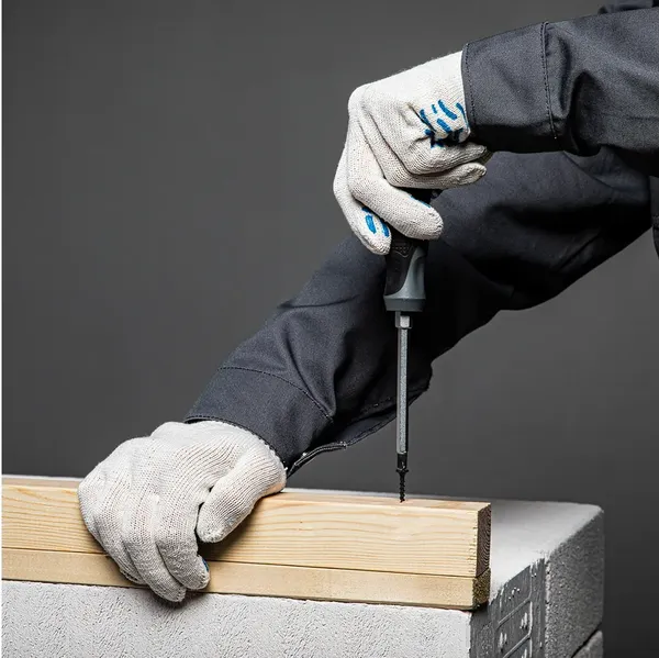 Изображение товара Перчатки защитные СибрТех 67716 (волна, 6 нитей)