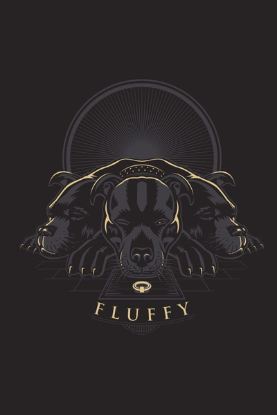 Изображение товара Блокнот Эксмо Трехголовый пес / 9785041081607 (32л)