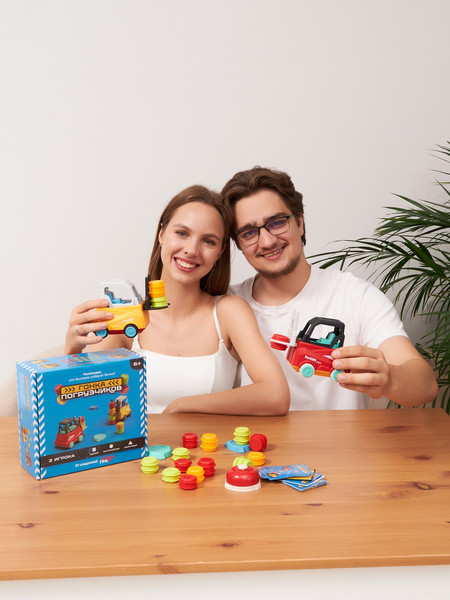 Изображение товара Настольная игра Мемограм Гонка погрузчиков / МГ018-1