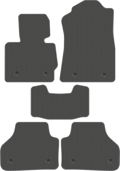 Изображение товара Комплект ковриков для авто Alicosta 0212_1_сер для BMW X3 II SUV/F25 2010-2017 (EVA соты, серый)