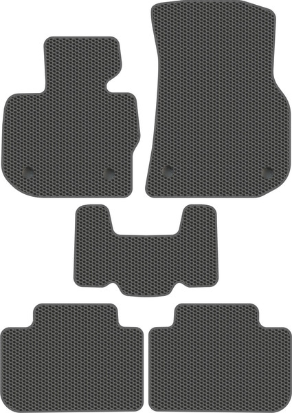 Изображение товара Комплект ковриков для авто Alicosta 0214_1_сер для BMW X3 III SUV/G01 2017-2021 (EVA соты, серый)