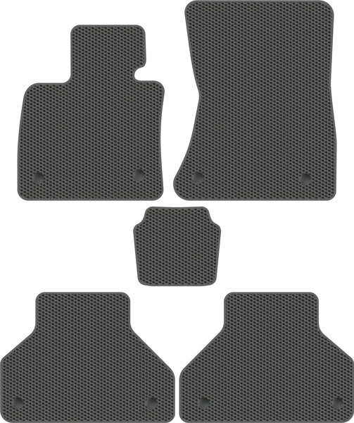 Изображение товара Комплект ковриков для авто Alicosta 0220_1_сер для BMW X5 II SUV/E70 2006-2013 (EVA соты, серый)