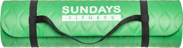 Изображение товара Набор для фитнеса Sundays Fitness Фитбол IR97402-75 + Коврик IR97505C (серебристый, зеленый)