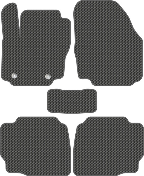Изображение товара Комплект ковриков для авто Alicosta 0367_1_сер для Ford Mondeo IV BD/BE/BG 2007-2015 (EVA соты, серый)