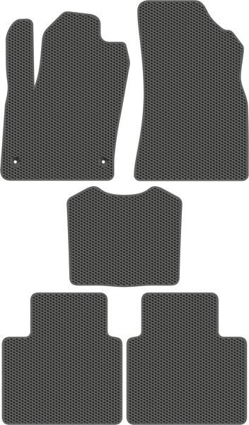 Изображение товара Комплект ковриков для авто Alicosta 2217_1_сер для Geely Monjaro I SUV 2022-н.в. (EVA соты, серый)